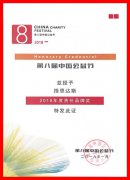 <b>热烈祝贺我司择思达斯品牌被中国公益节授予“</b>
